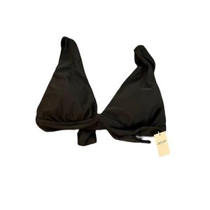 Women’s Aerie Black Triangle Bikini Top M NWT